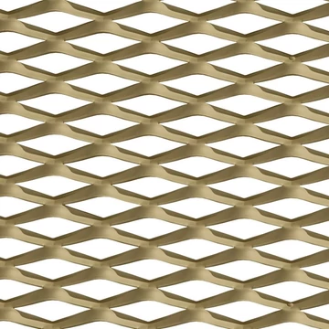 Sárgaréz expandált lemezek 6x3x0,8x0,5 1000x2000m